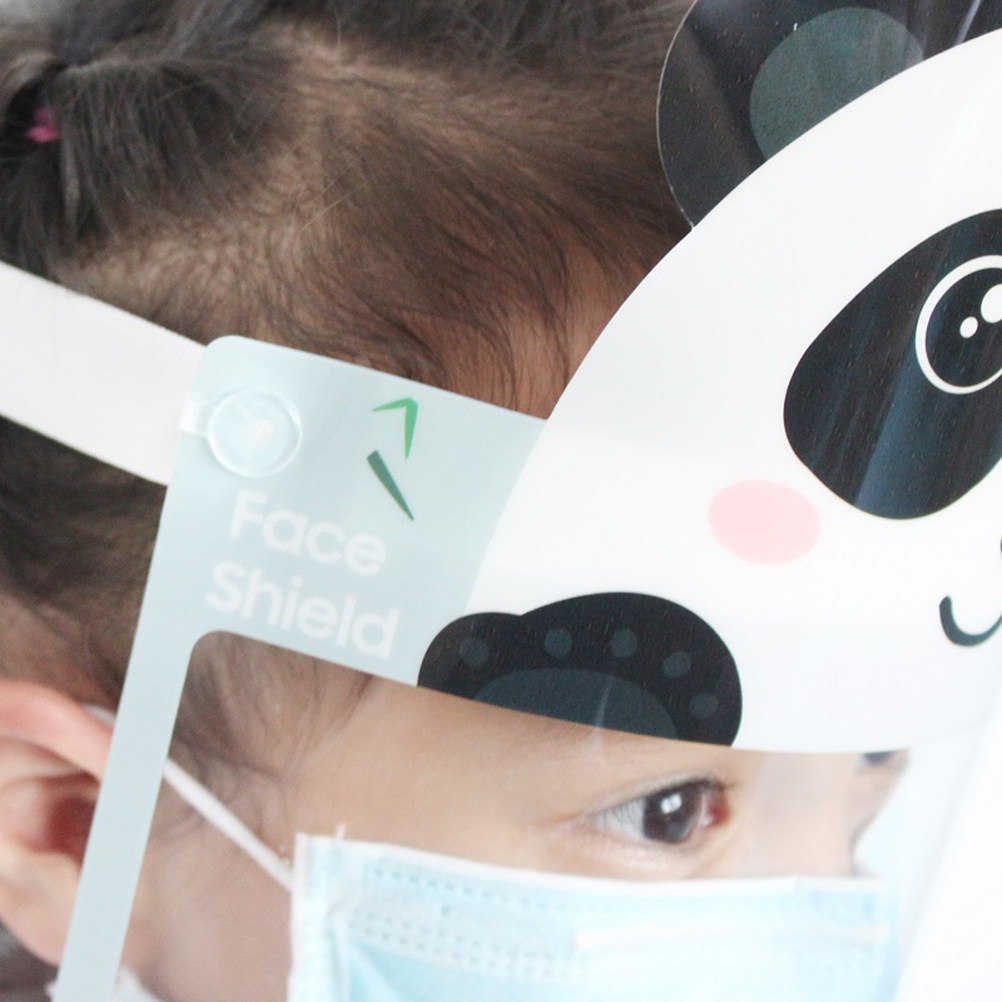 2枚セットの保護用フェイスマスク。子供向けの漫画デザインで、 - Kids Face Mask のレビューと価格